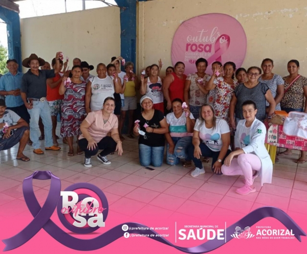 OUTUBRO ROSA | PSF Rural realiza ação do Outubro Rosa na Comunidade da Tenda