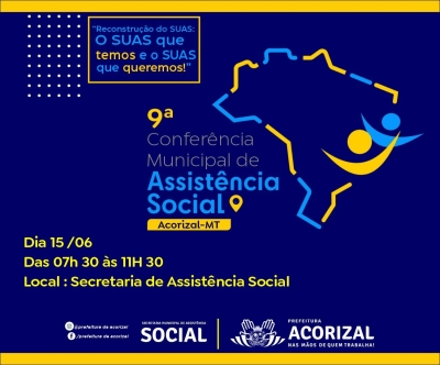 Atenção, cidadãos de Acorizal! A Secretaria Municipal de Assistência Social tem uma notícia importante para compartilhar com vocês.