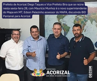 Prefeitura de Acorizal - Reunião Estratégica para o Futuro Sustentável!